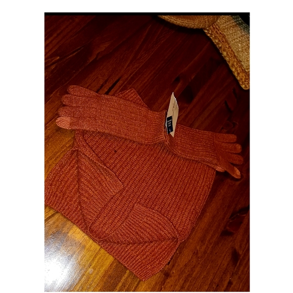 NWT* 2-PIECE SHAKER RIBBED SNOOD & GLOVES SET! - Picture 2 of 9